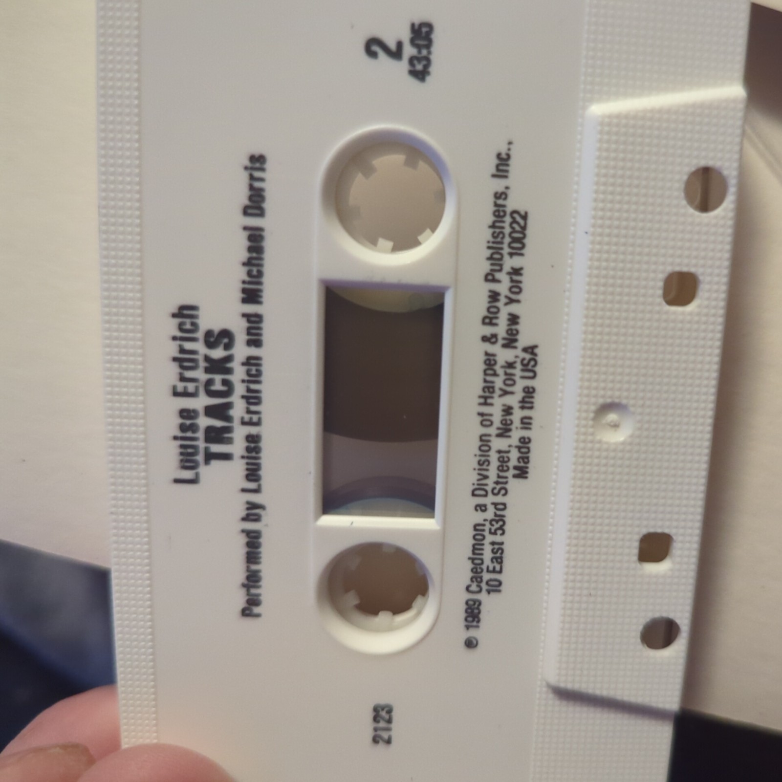 Harper Audio Tracks Louise Erdrich Audiobook Cassette Native Americans Fiction
