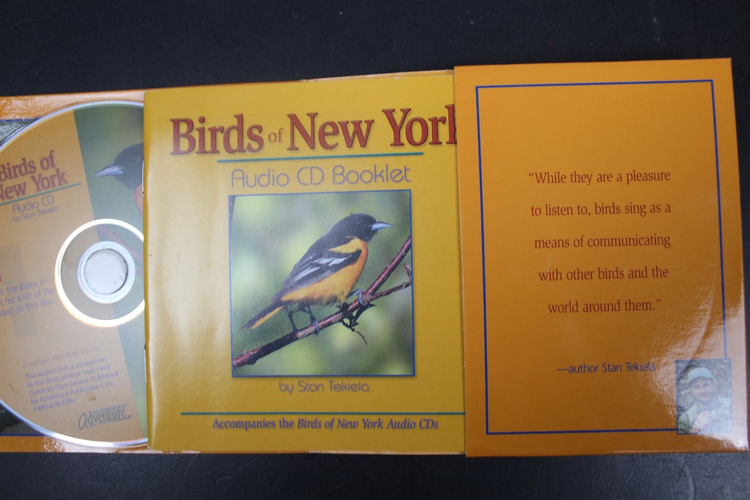 Birds of New York Field Guide & Audio CDs Stan Tekiela 2005 2nd Edition