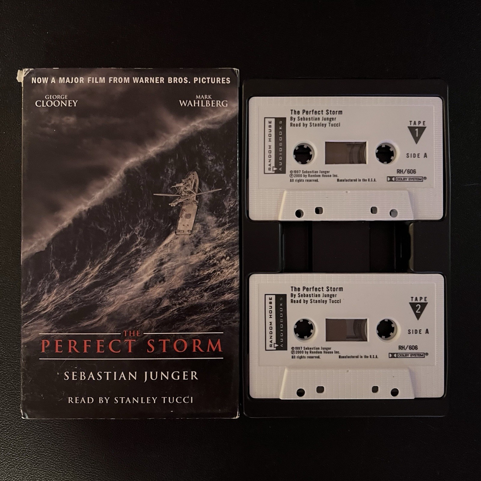 The Perfect Storm — Sebastian Junger — Cassette Audiobook — Unabridged