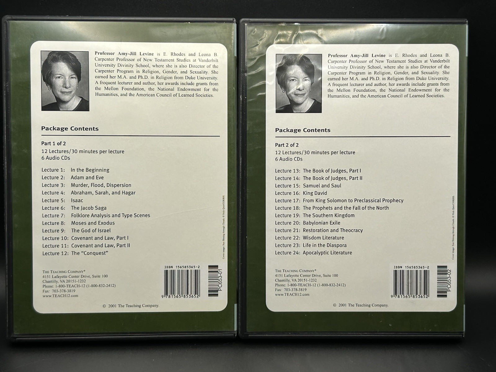 The Great Courses: The Old Testament 12 CDs Part 1 & 2 Amy-Jill Levine