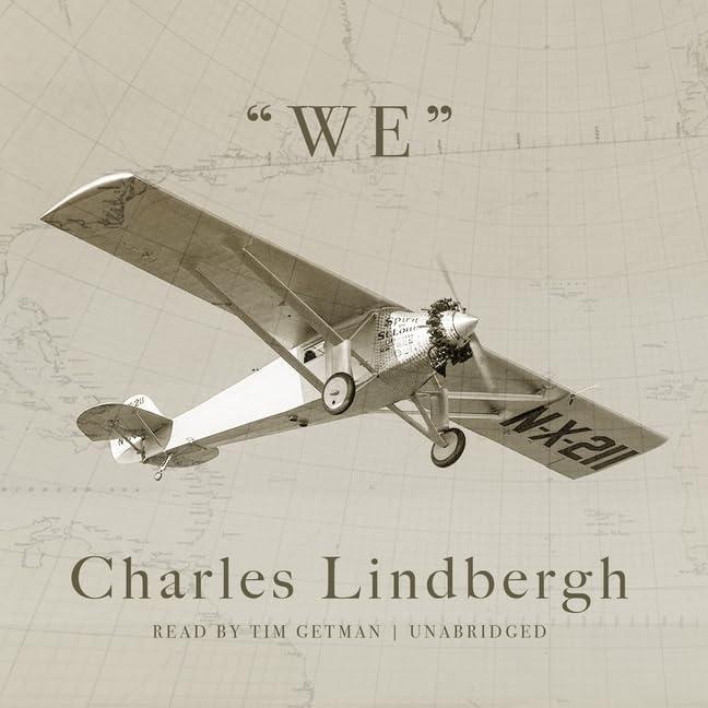 BOOK/AUDIOBOOK MP3 Charles Lindbergh Autobiography Aviation Memoir Flying WE