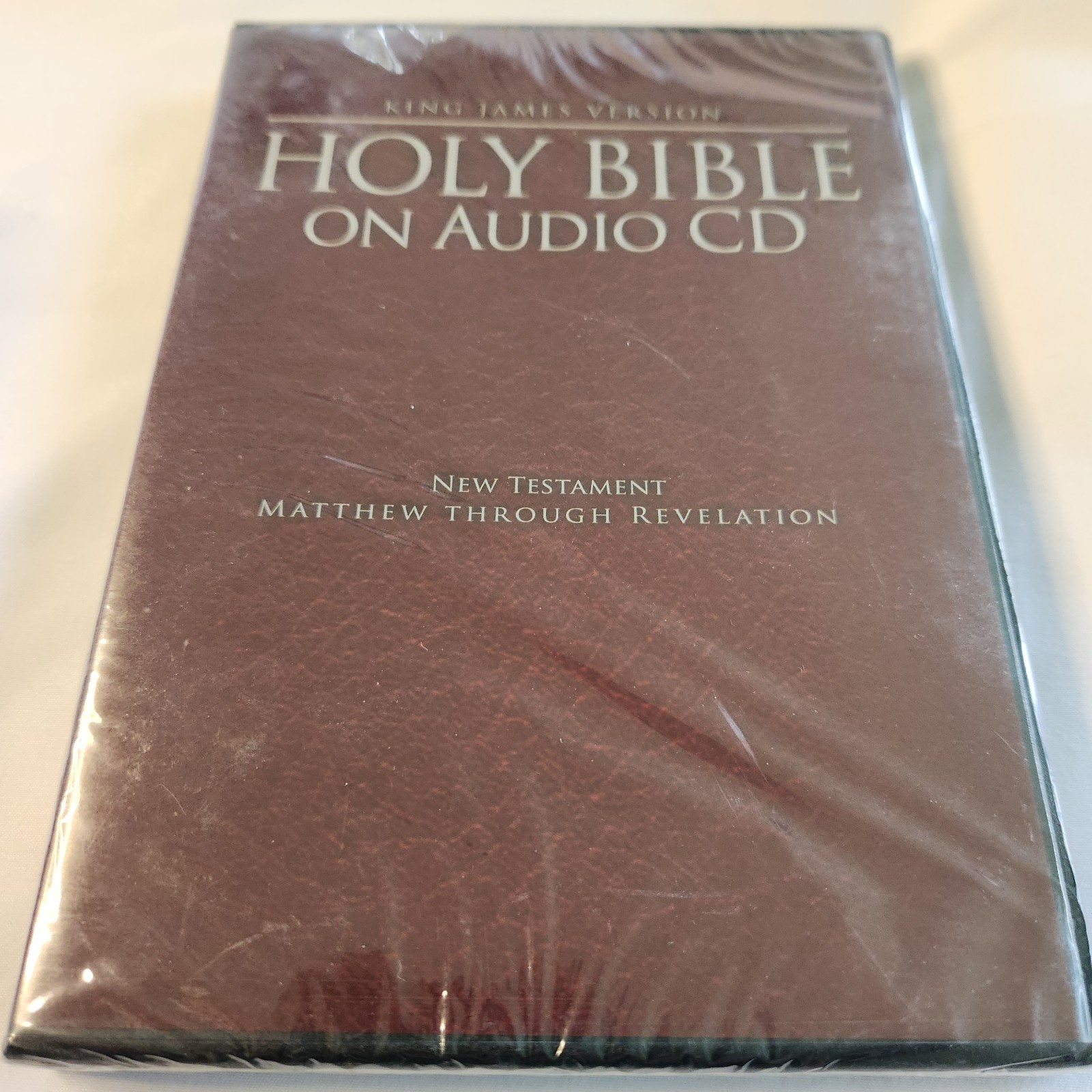 New Sealed Holy Bible KJV CD Audio MP-3 NT Matthew thru Revelation