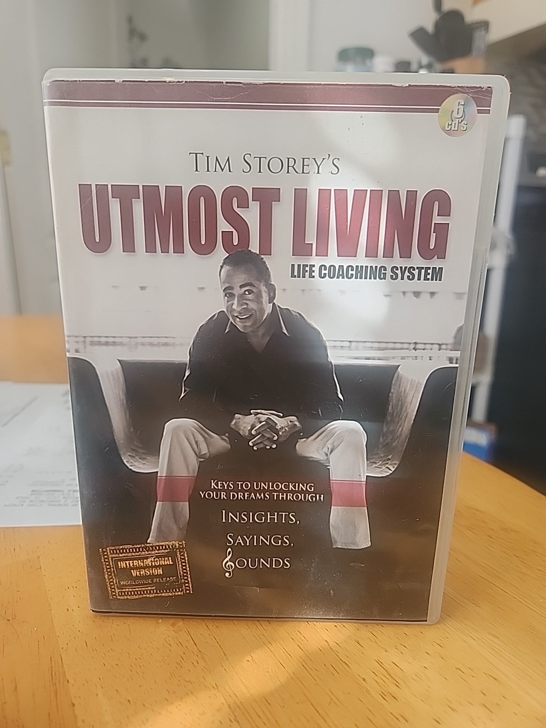 TIM STOREY — UTMOST LIVING: LIFE COACHING SYSTEM 6-DISC AUDIO CD SET Autographed