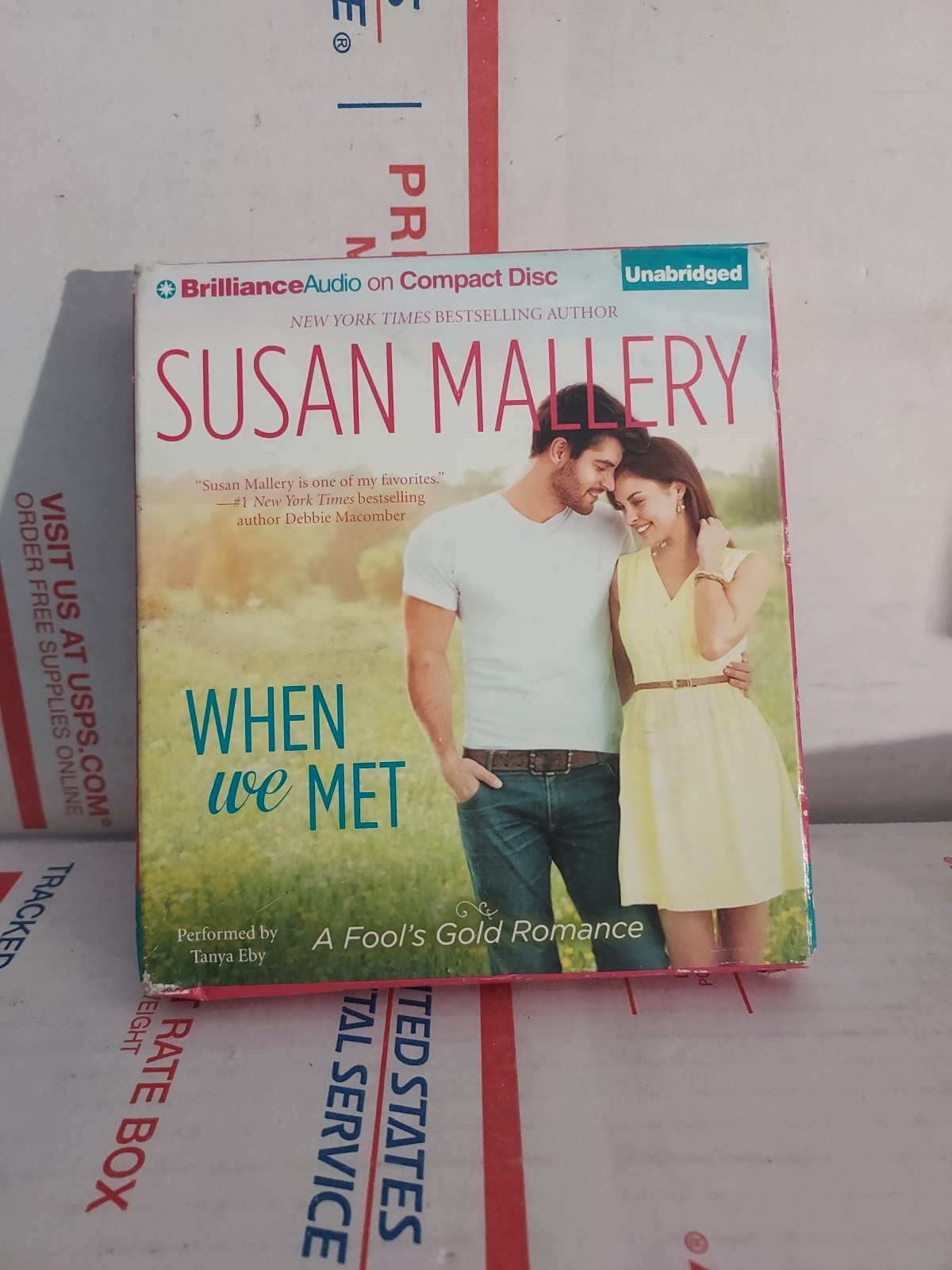 When We Met by Susan Mallery Unabridged Audiobook CD Good Used — #62j