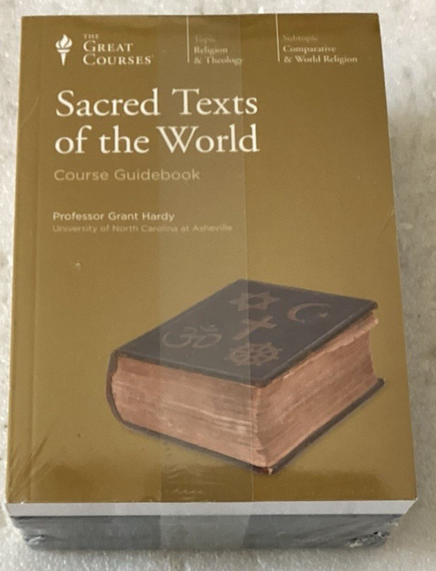 Great Courses: Sacred Texts of the World/Grant Hardy/18 CDs & Book/NEW, SEALED