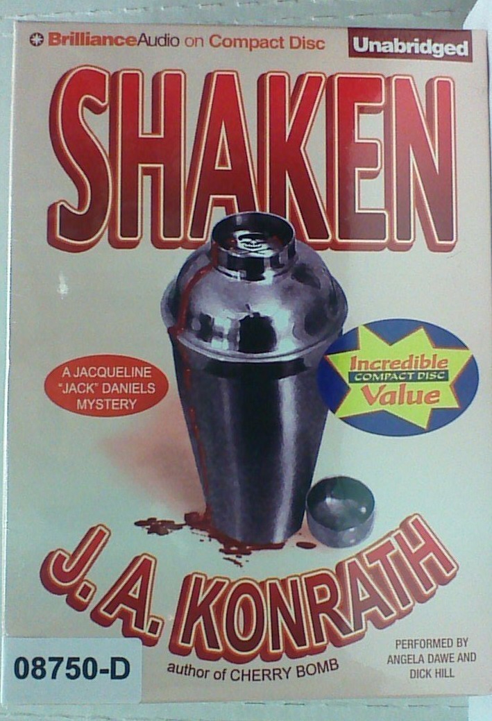 NEW *Sealed* AUDIO BOOK on CDs SHAKEN JA Konrath A Jacqueline Jack Daniels Novel
