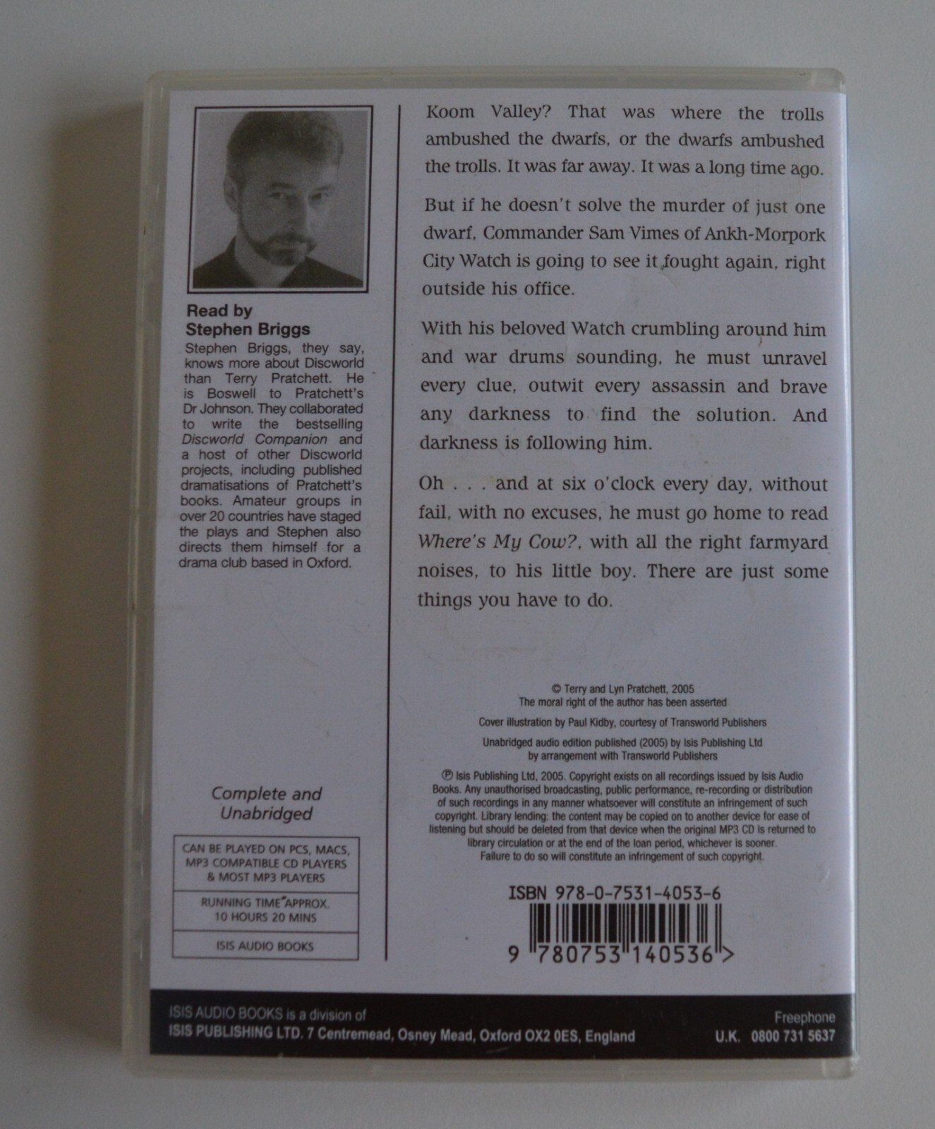 Thud! — Terry Pratchett — Unabridged Audiobook — MP3CD