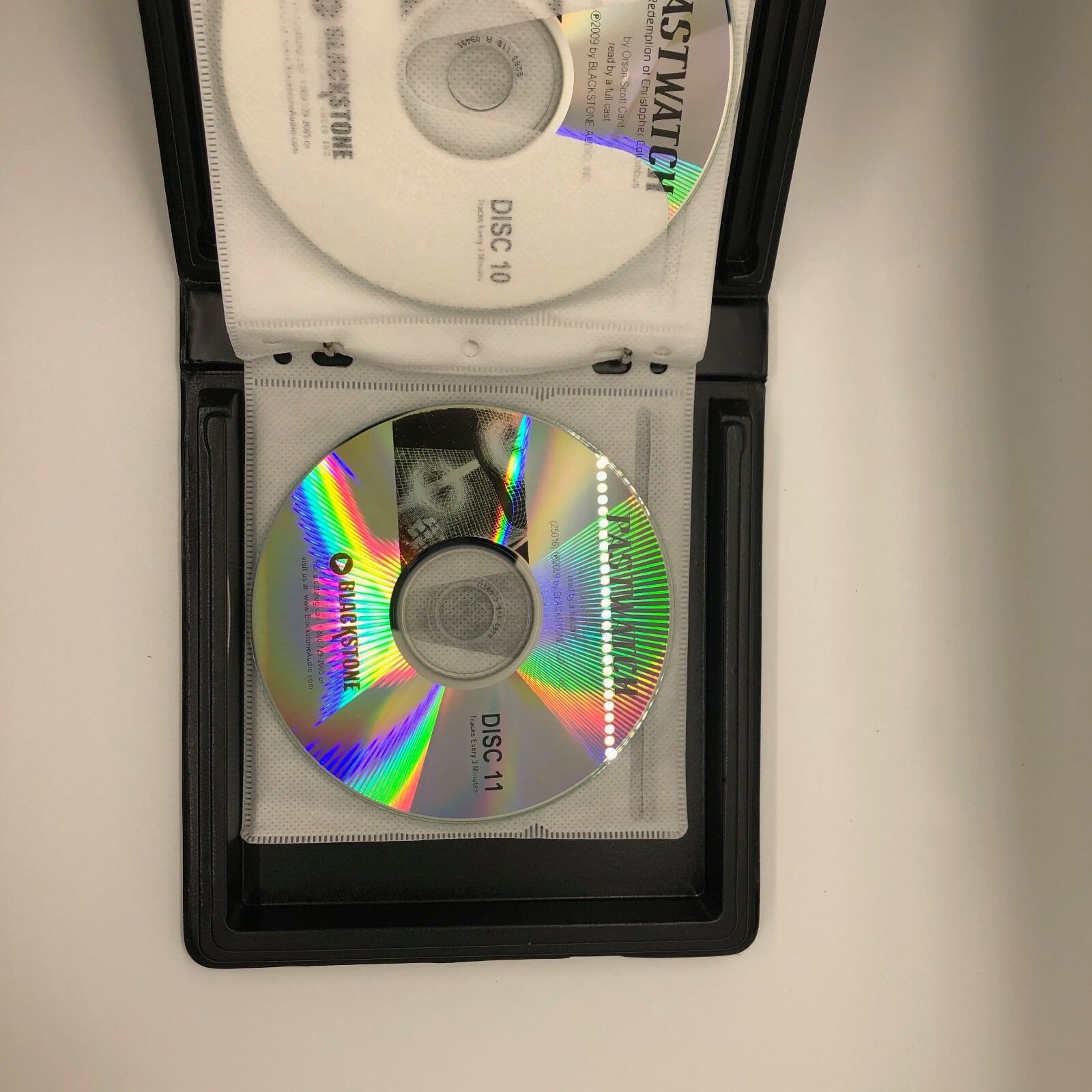 Pastwatch by Orson Scott Card- Like new Library Binding clamshell 12 CDs