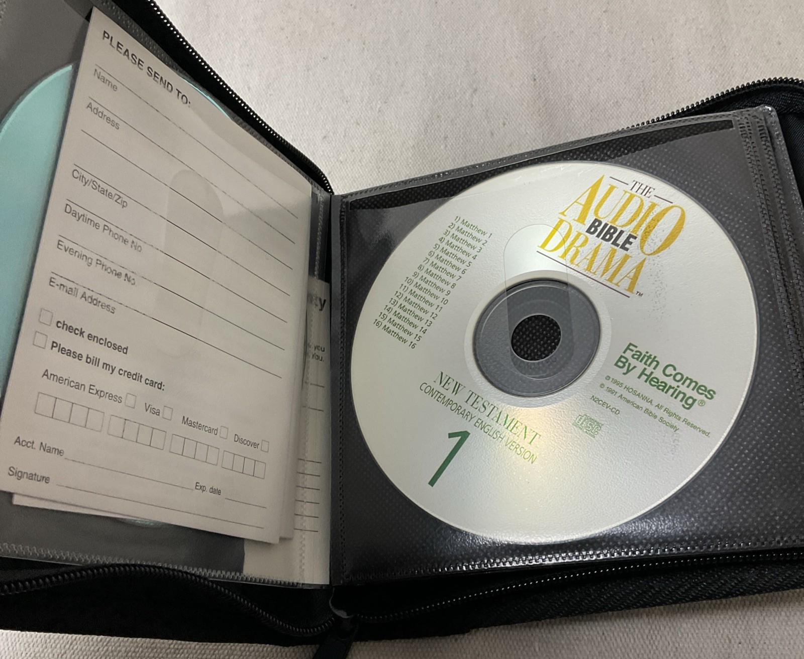 The Audio Bible Drama — Faith Comes By Hearing New Testament 16 CD Set-missing 1