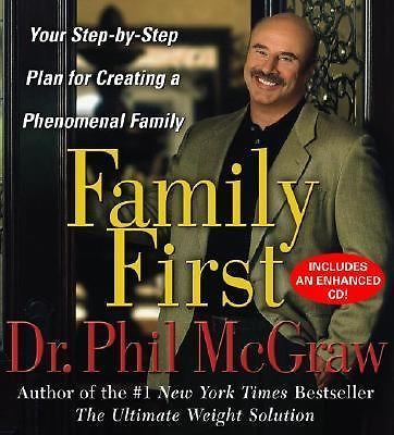 Family First : Your Step-by-Step Plan by Phil M McGraw 2004 6 CDs Sealed New