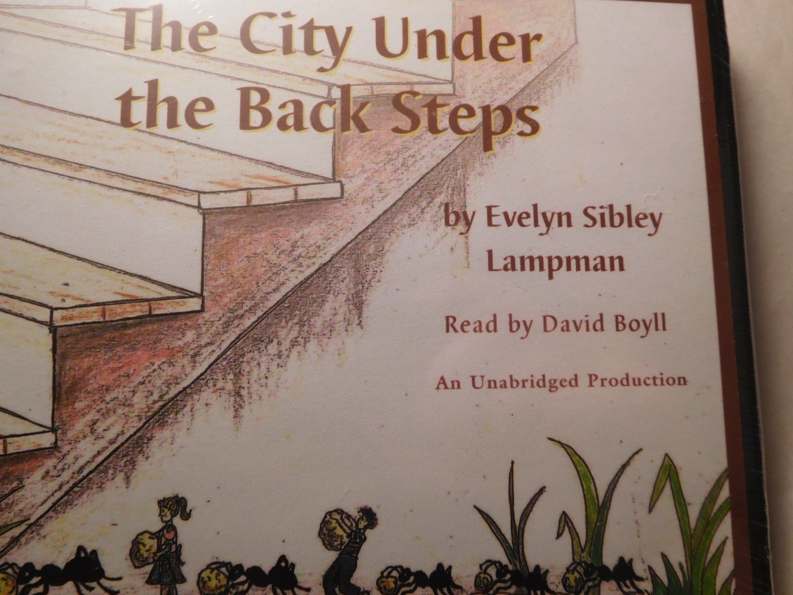 Sealed THE CITY UNDER the BACK STEPS Audio Book 5 CD / 6hr Evelyn Sibley Lampman