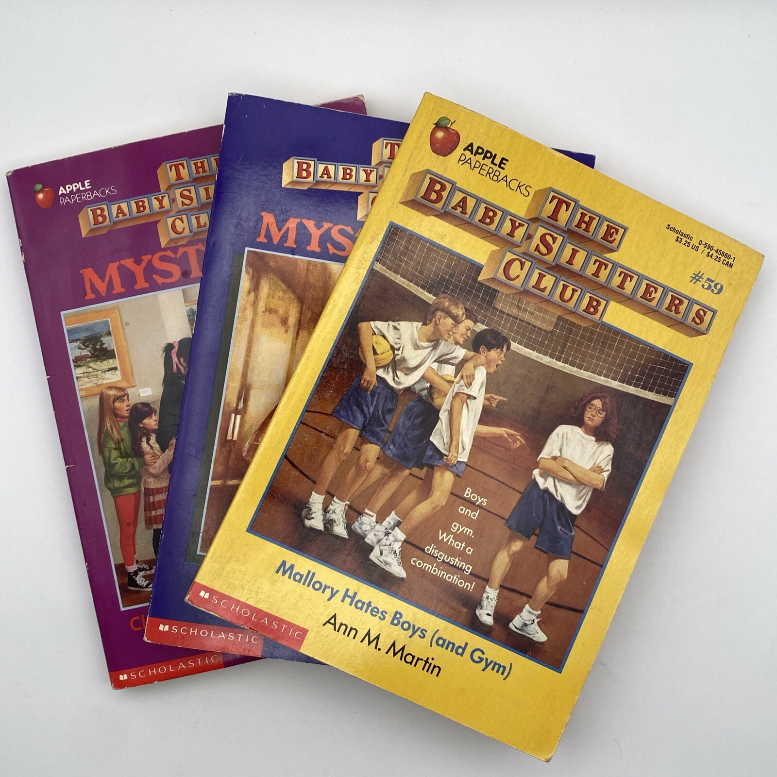 Lot of 3 The Baby-Sitters Club Mystery Ann M Martin #11 #30 #59 Claudia Museum