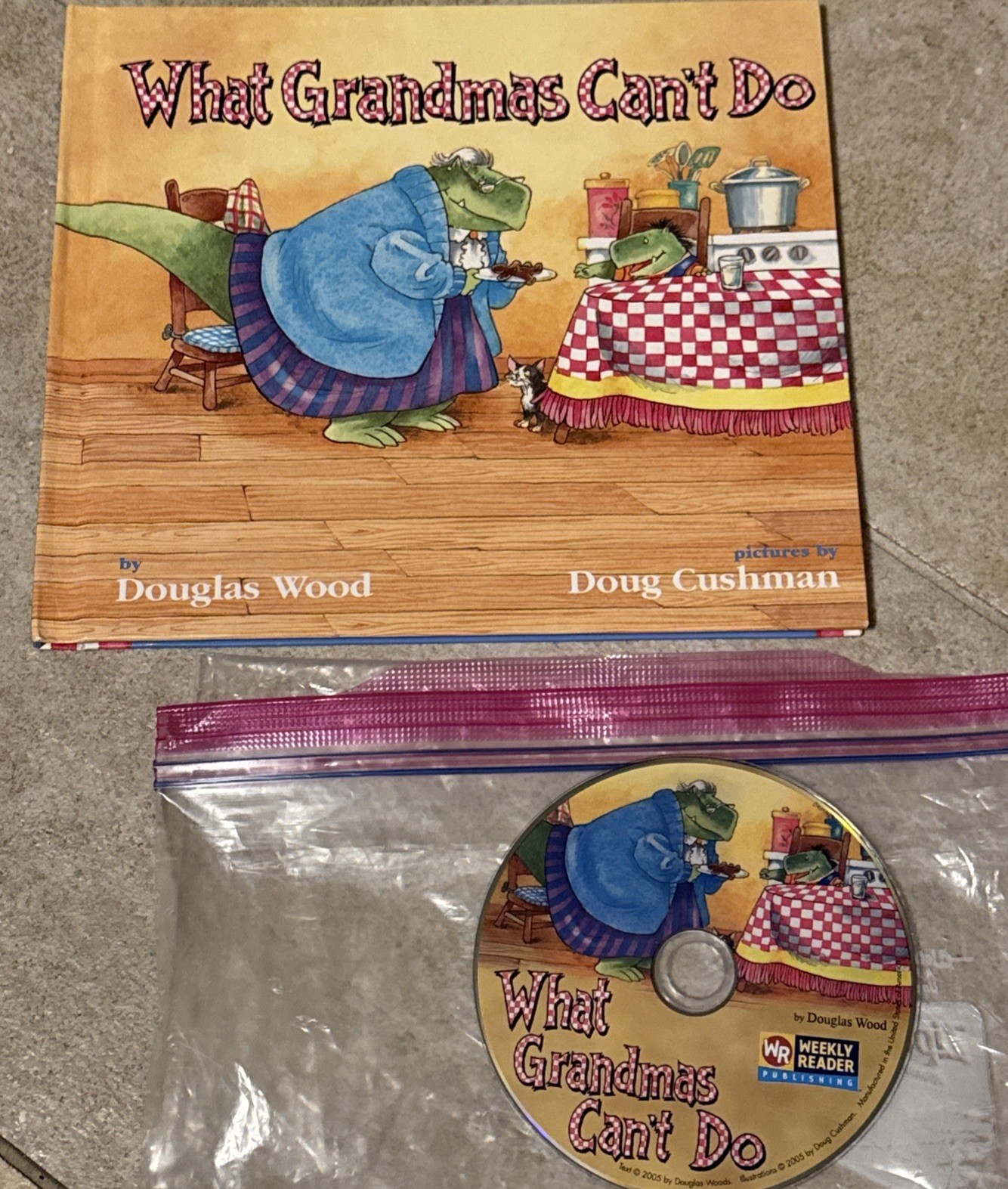 What Grandmas Can’t Do Hardcover Book By Douglas Wood & The Audio CD (untested)