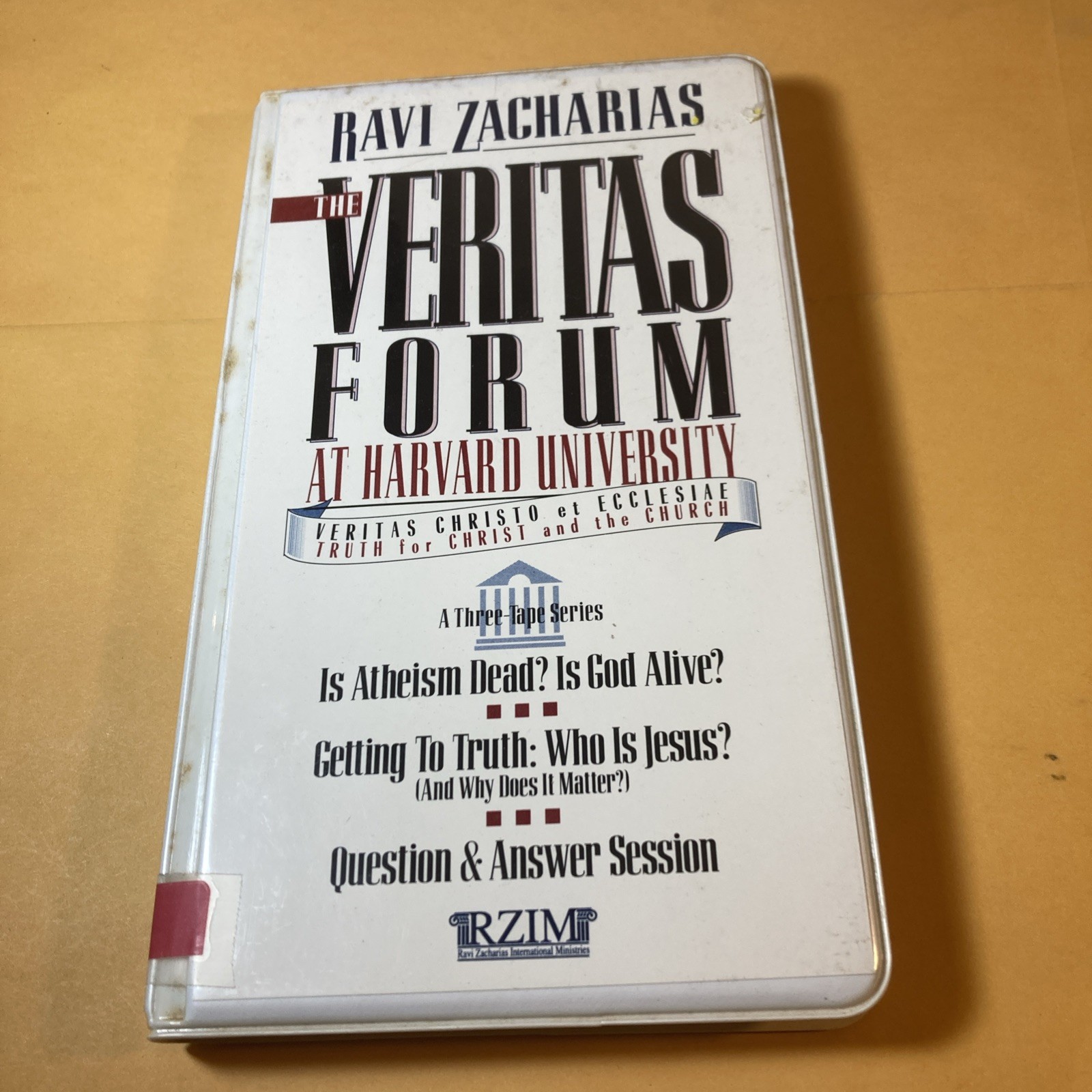 Ravi Zacharias The Veritas Forum At Harvard University Three Audio Cassette Set