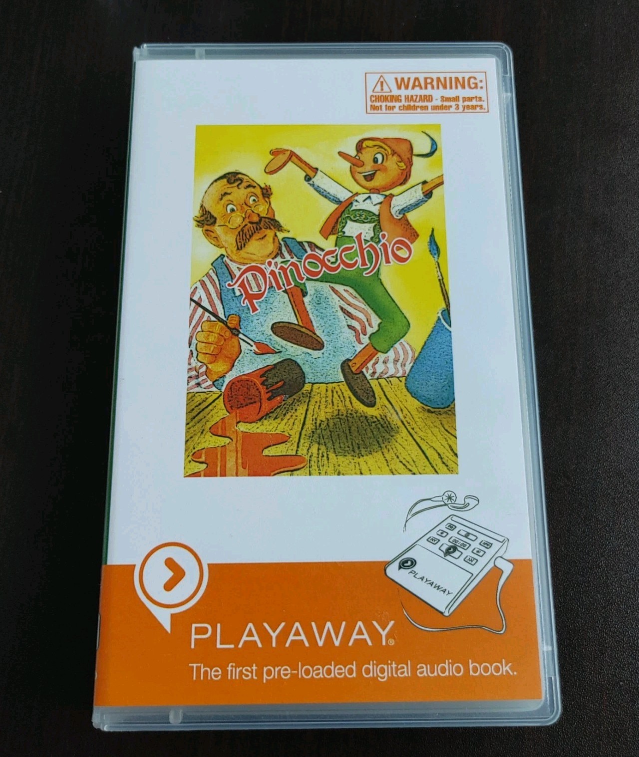Playaway PINOCCHIO Digital Preloaded Audio Book Vanessa Maroney 4.5 Hours
