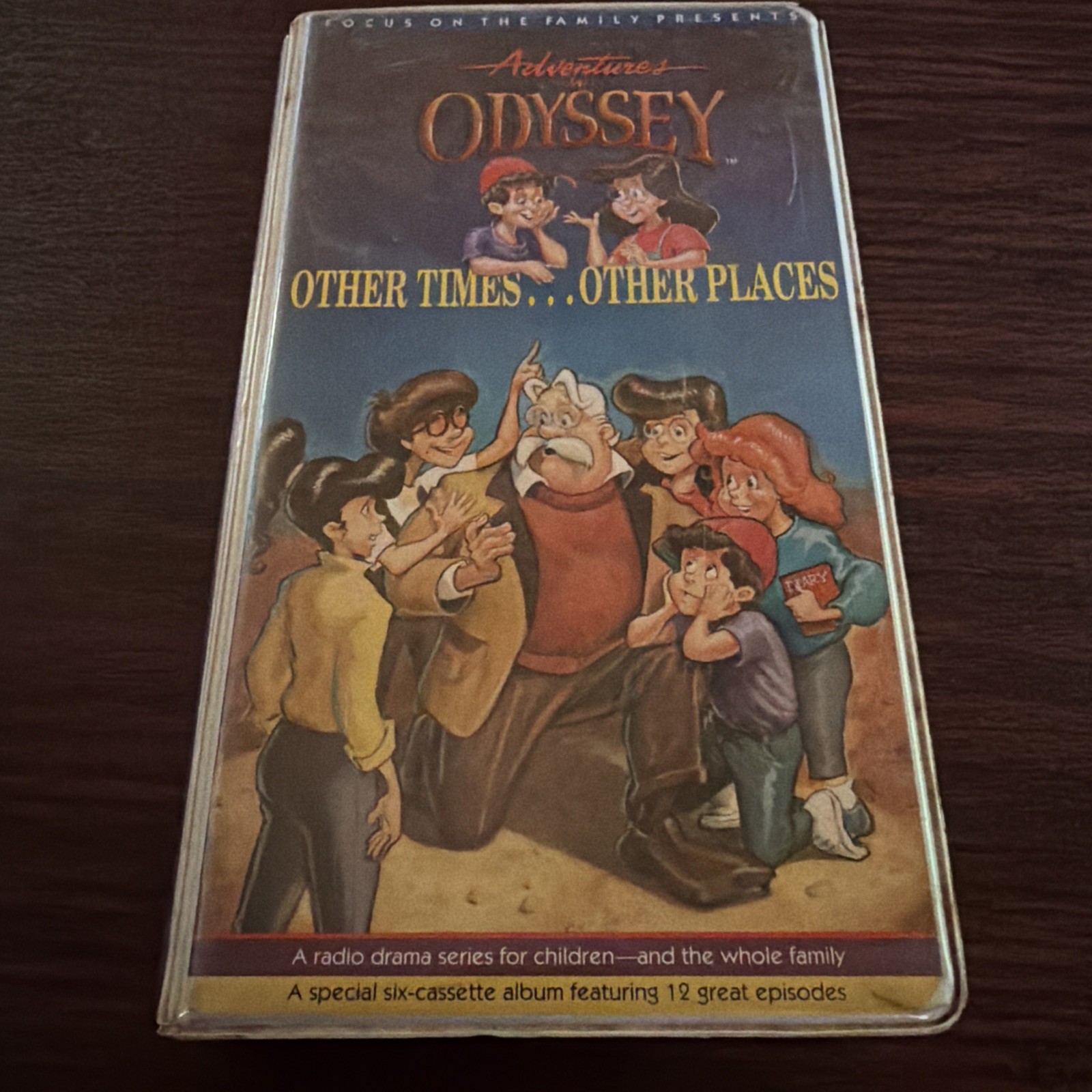 Cassette Adventures in Odyssey Other Times, Other Places 1992 6 Tapes Clam Shell