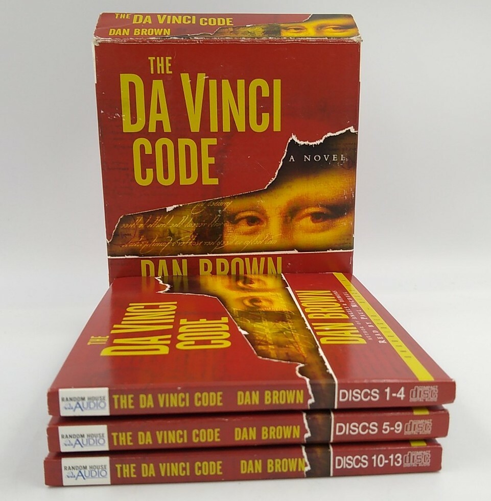 Da Vinci Code Dan Brown Audio book unabridged 13 CD set