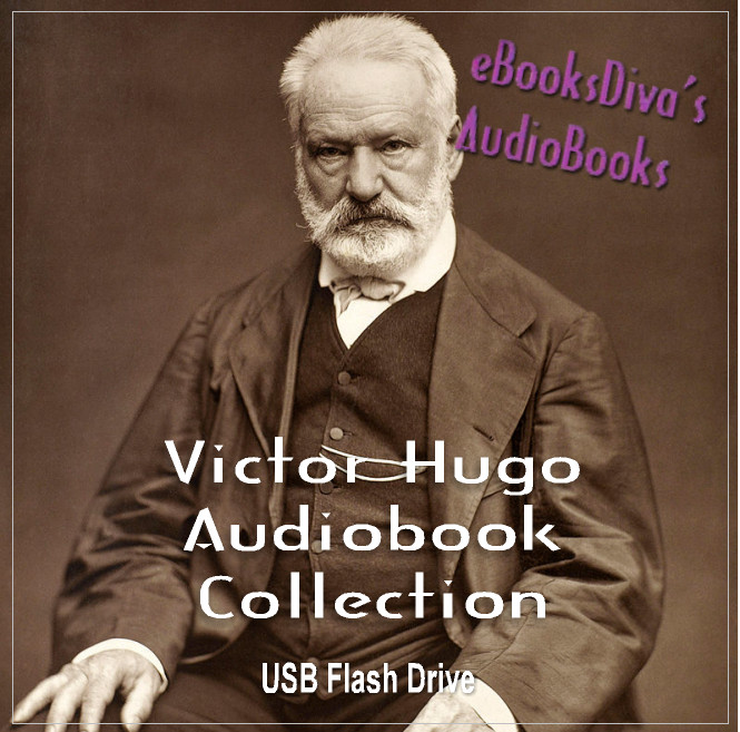 Victor Hugo Collection Les Misérables Hunchback of Norte Dame in USB Flash Drive