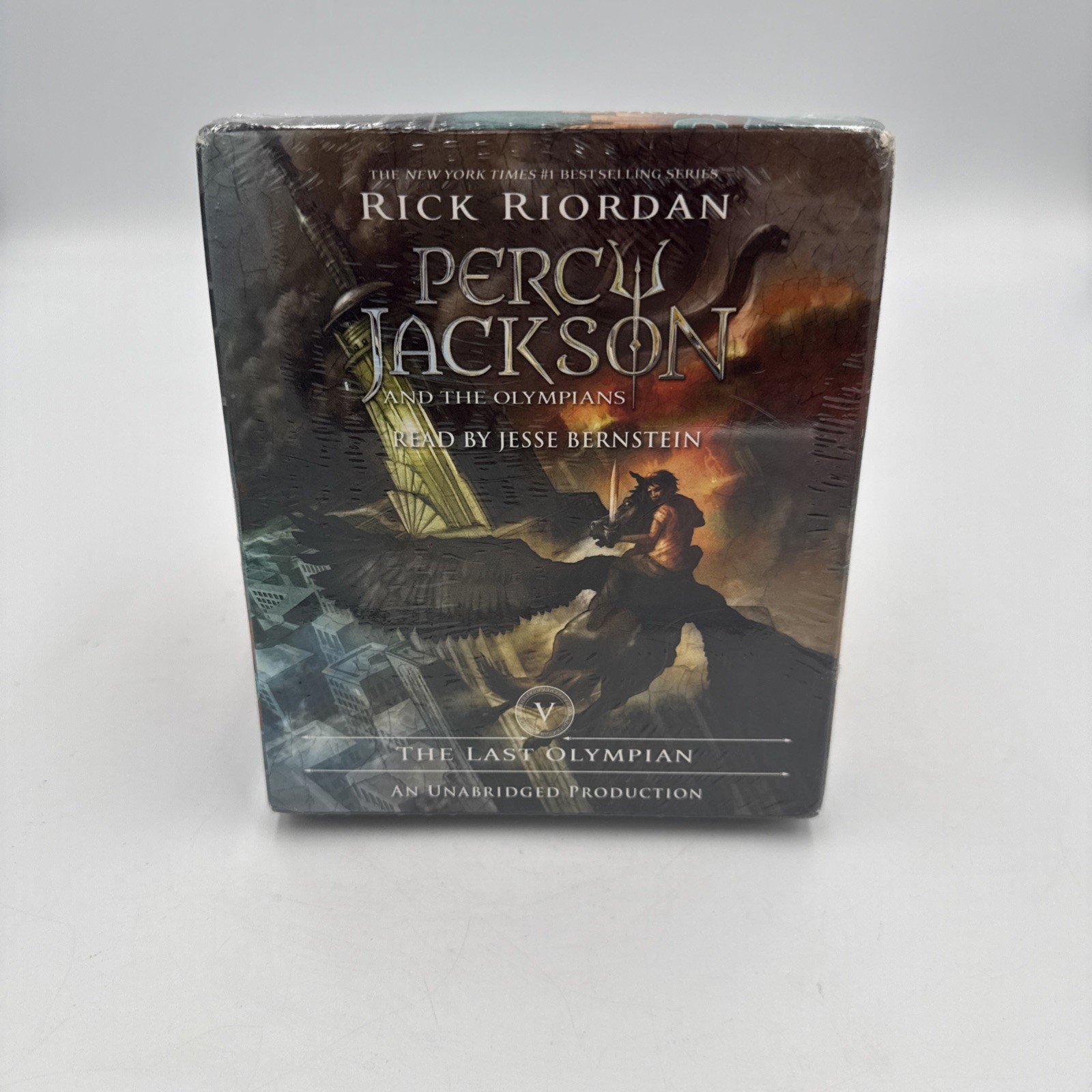 Rick Riordan Percy Jackson The Last OlympiansAudiobook CD Collection 9CDs