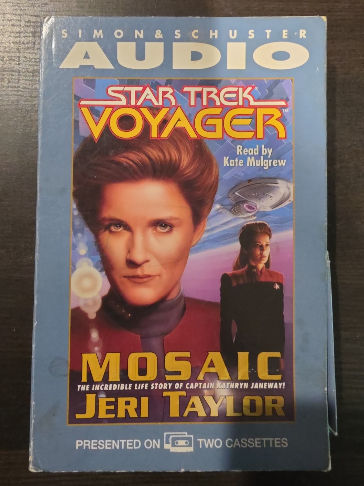 Star Trek Audio Cassette Tape Lot of 7 — Voyager Next Gen Spock vs Q — As-Is