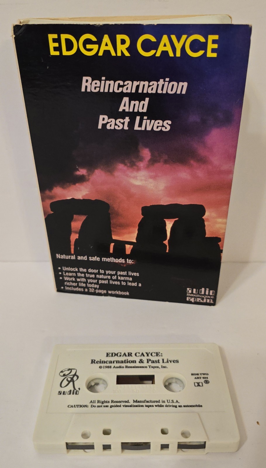 EDGAR CAYCE-REINCARNATION & PAST LIVES (1988 60MIN. AUDIO CASSETTE) No Booklet