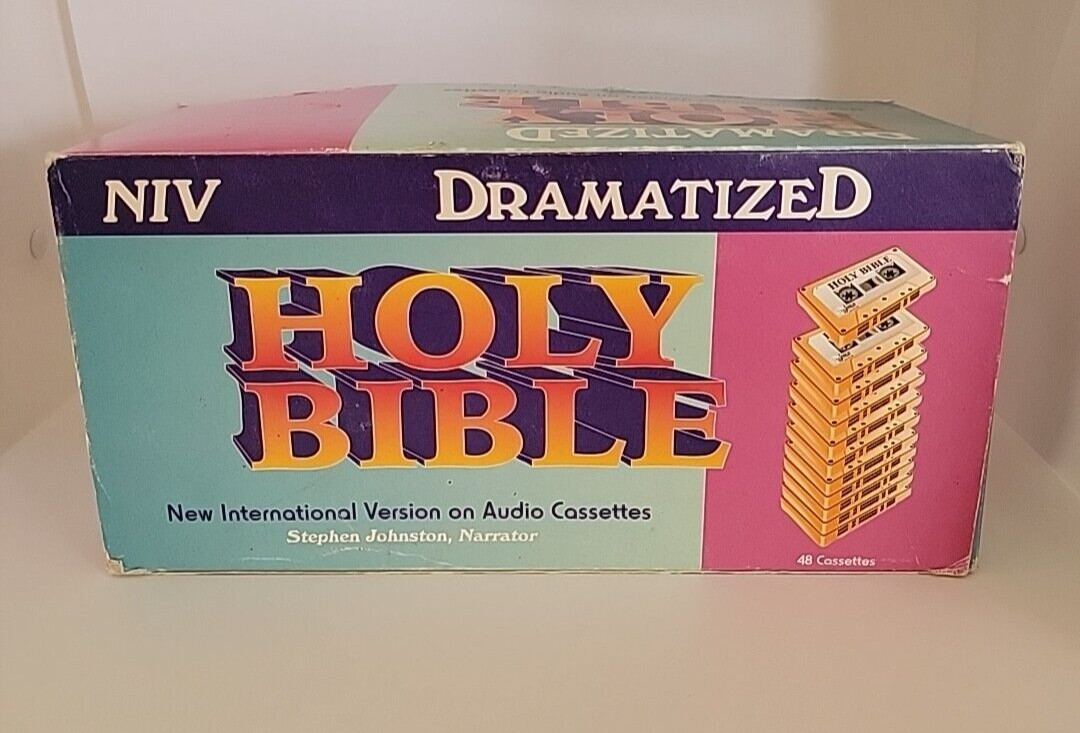 Holy Bible International Version Audio 46* Cassettes Dramatized ,Steven Johnston