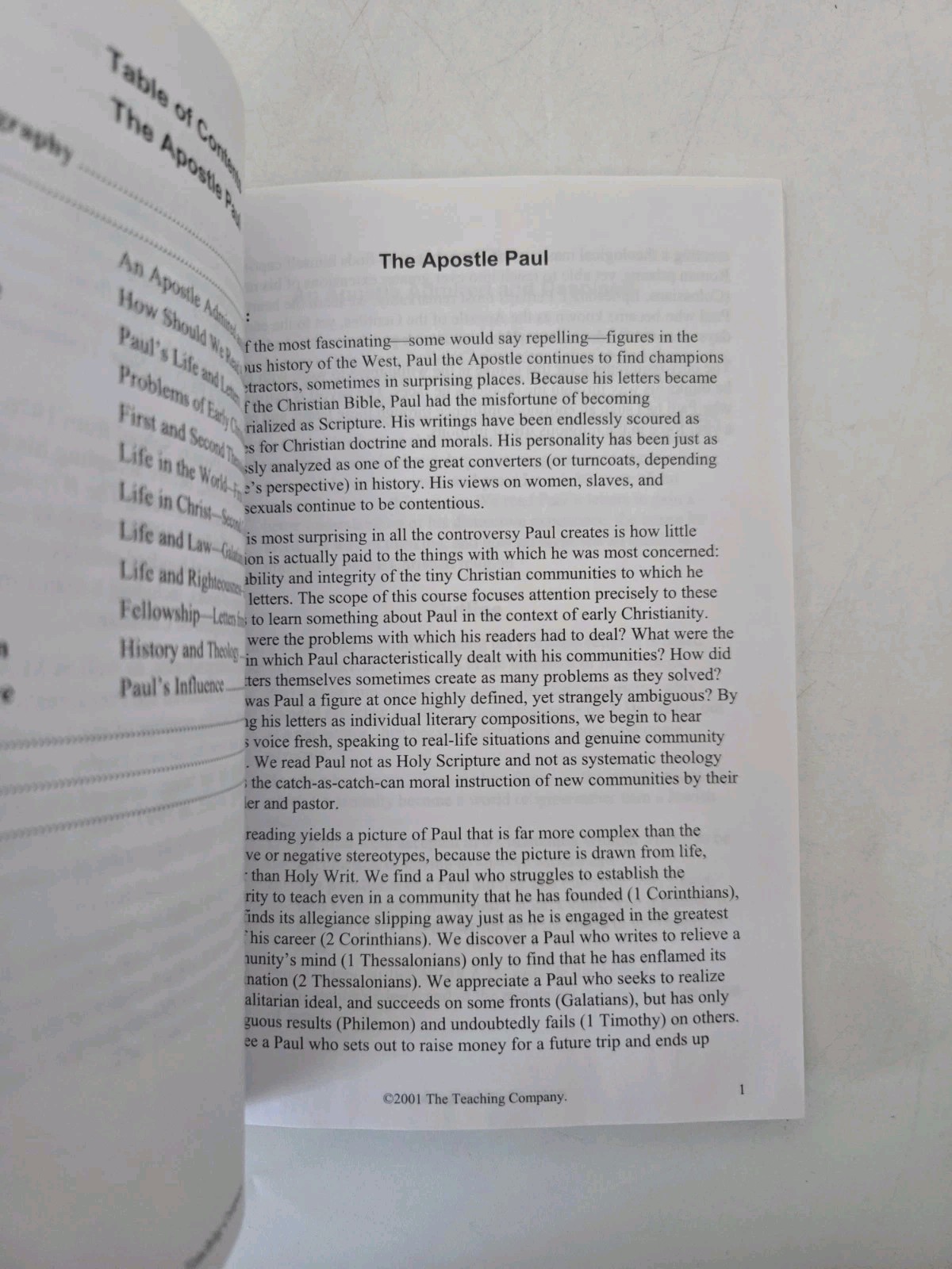 The Apostle Paul Course Book Only