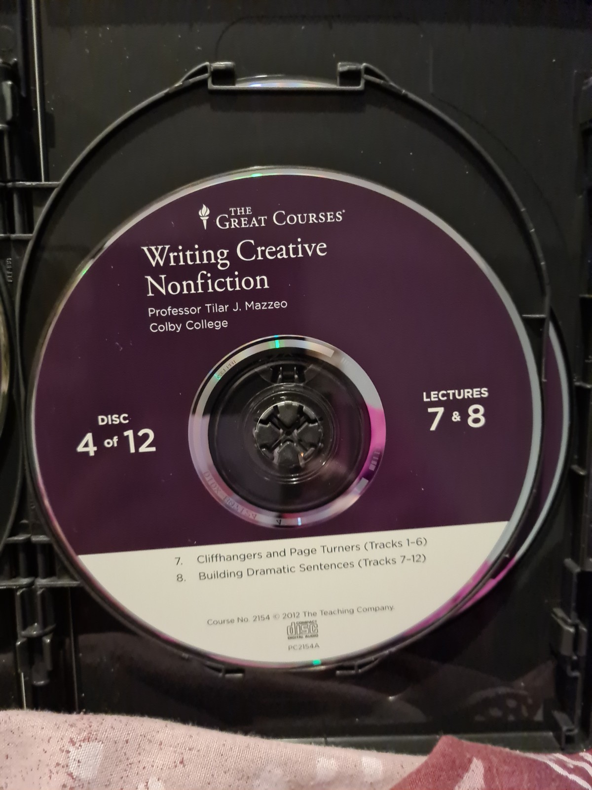 Great Courses Writing Creative Nonfiction 12 Audio CDs Book Tilar Mazzeo Author