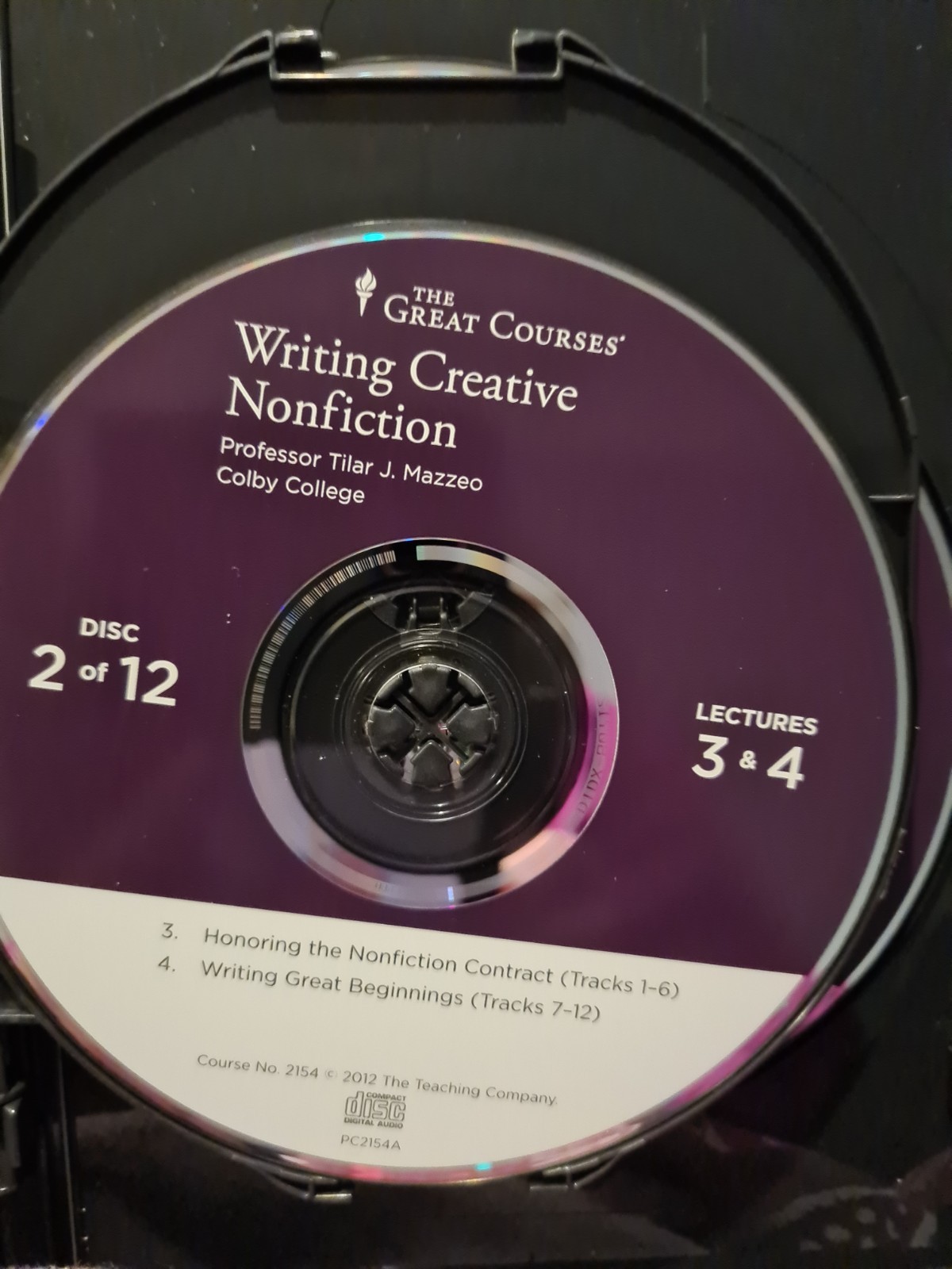 Great Courses Writing Creative Nonfiction 12 Audio CDs Book Tilar Mazzeo Author