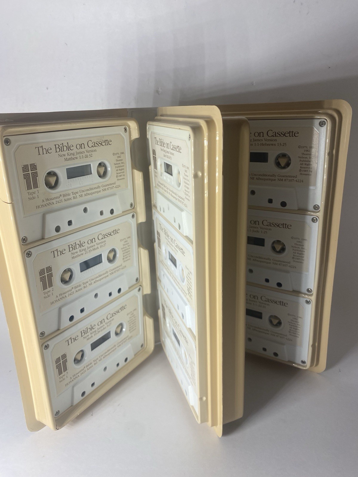 The Bible on Cassette IV New King James Version New Testament 12 Cassettes