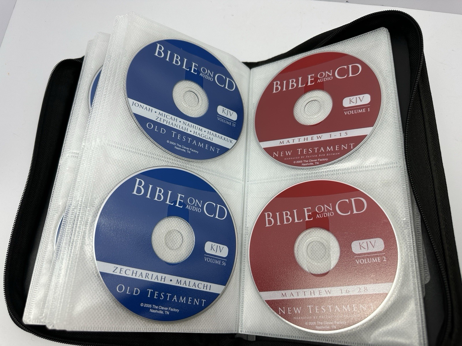 Bible On CD King James Version 74 Disc Set New/Old Testament Narrated Bob Beeman
