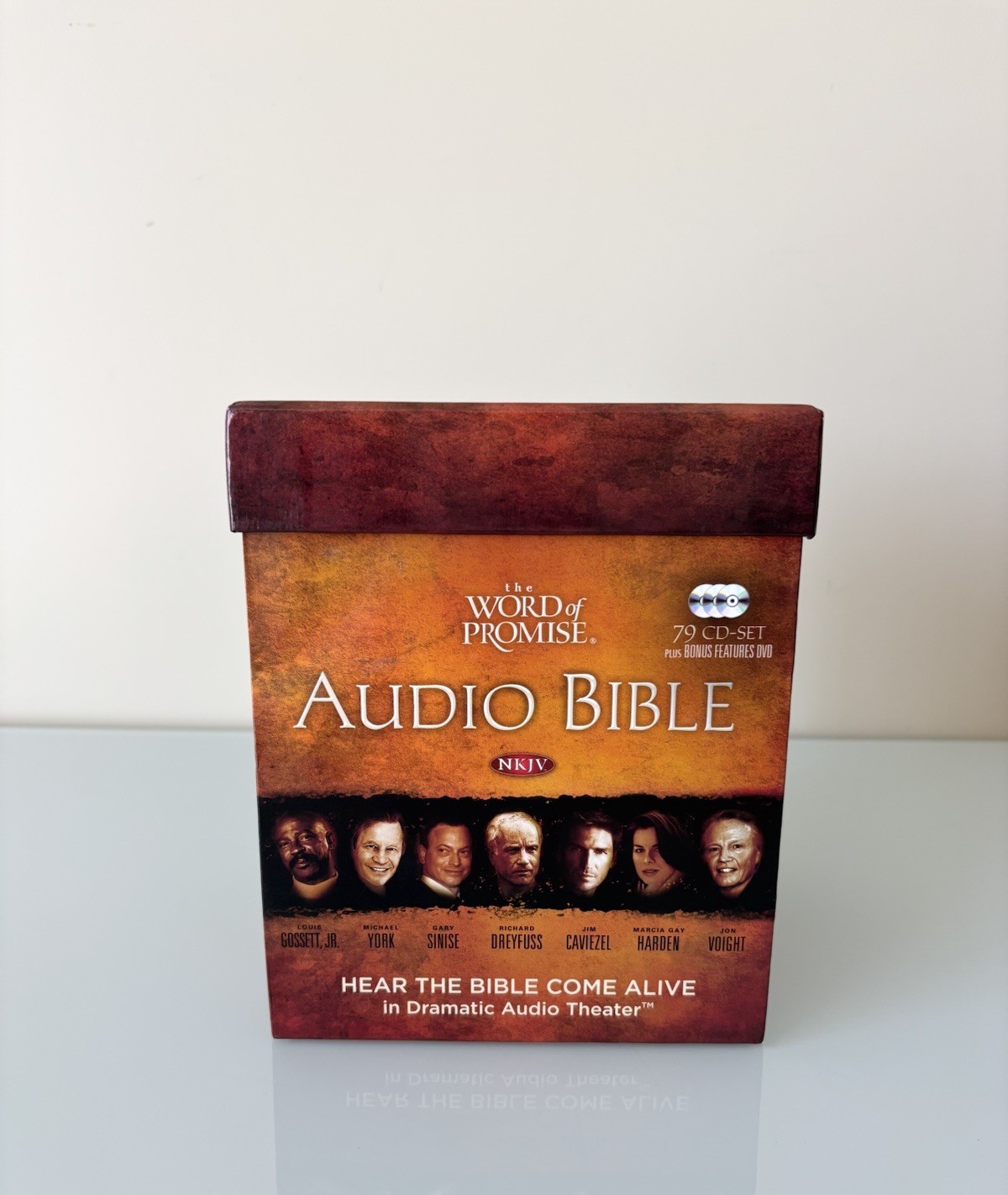 The Word Of Promise Audio Bible NKJV 79-CD Box Set + Travel Case *One Missing*