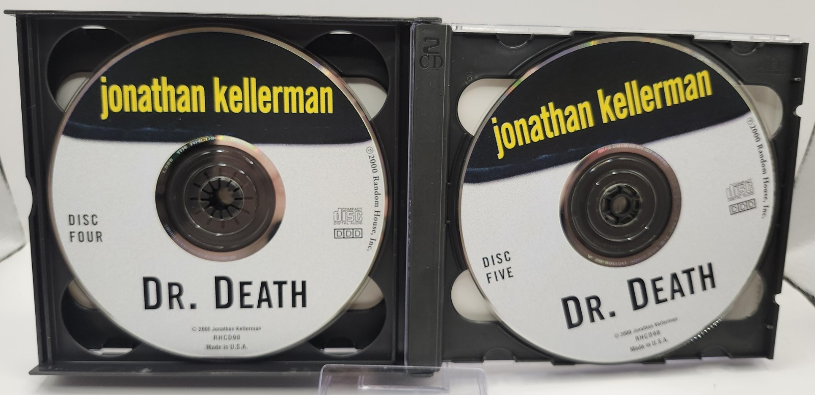 Jonathan Kellerman Dr. Death Audiobook 5 CD Set Read By John Rubinstein