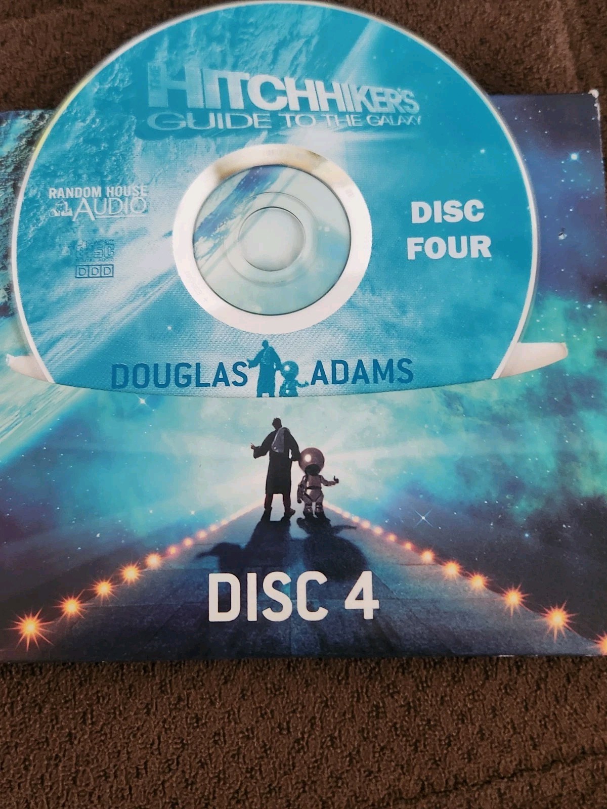 The Hitchhiker’s Guide to the Galaxy, Douglas Adams AUDIO BOOK on 5 CDs