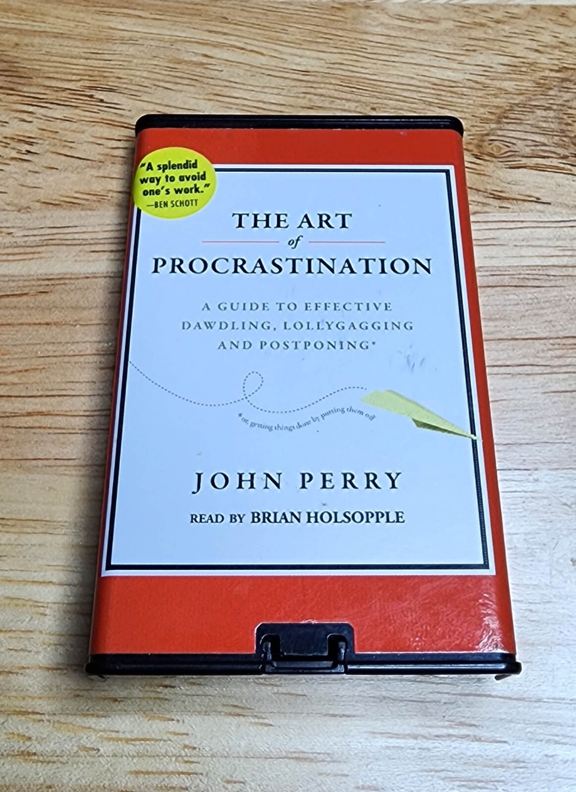 Art of Procrastination, Playaway Audio book by John Perry, Like New Used
