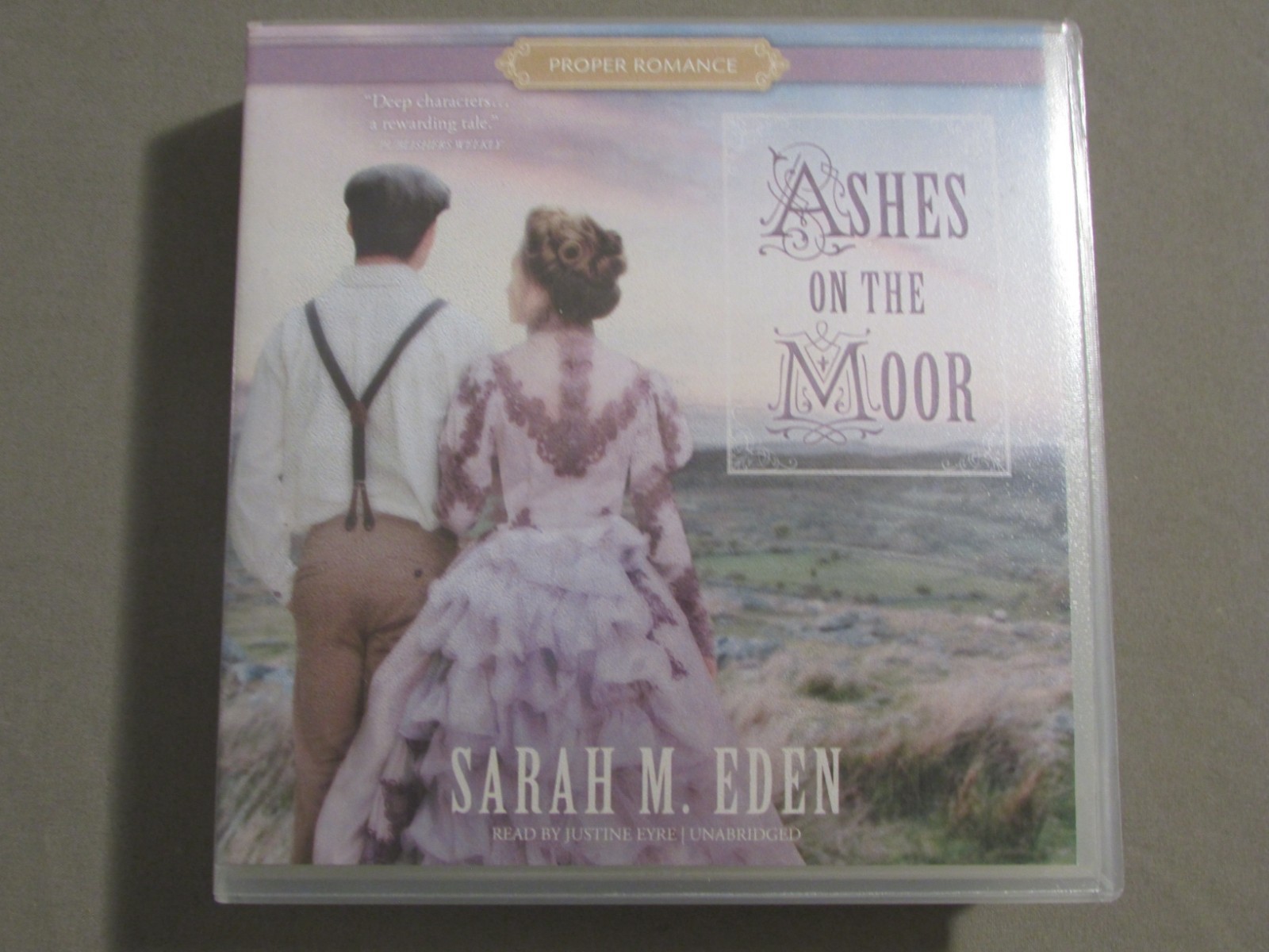 Ashes On The Moor Sarah M. Eden 2018 9CD-R’s Unabridged Read by Justine Eyre VG+