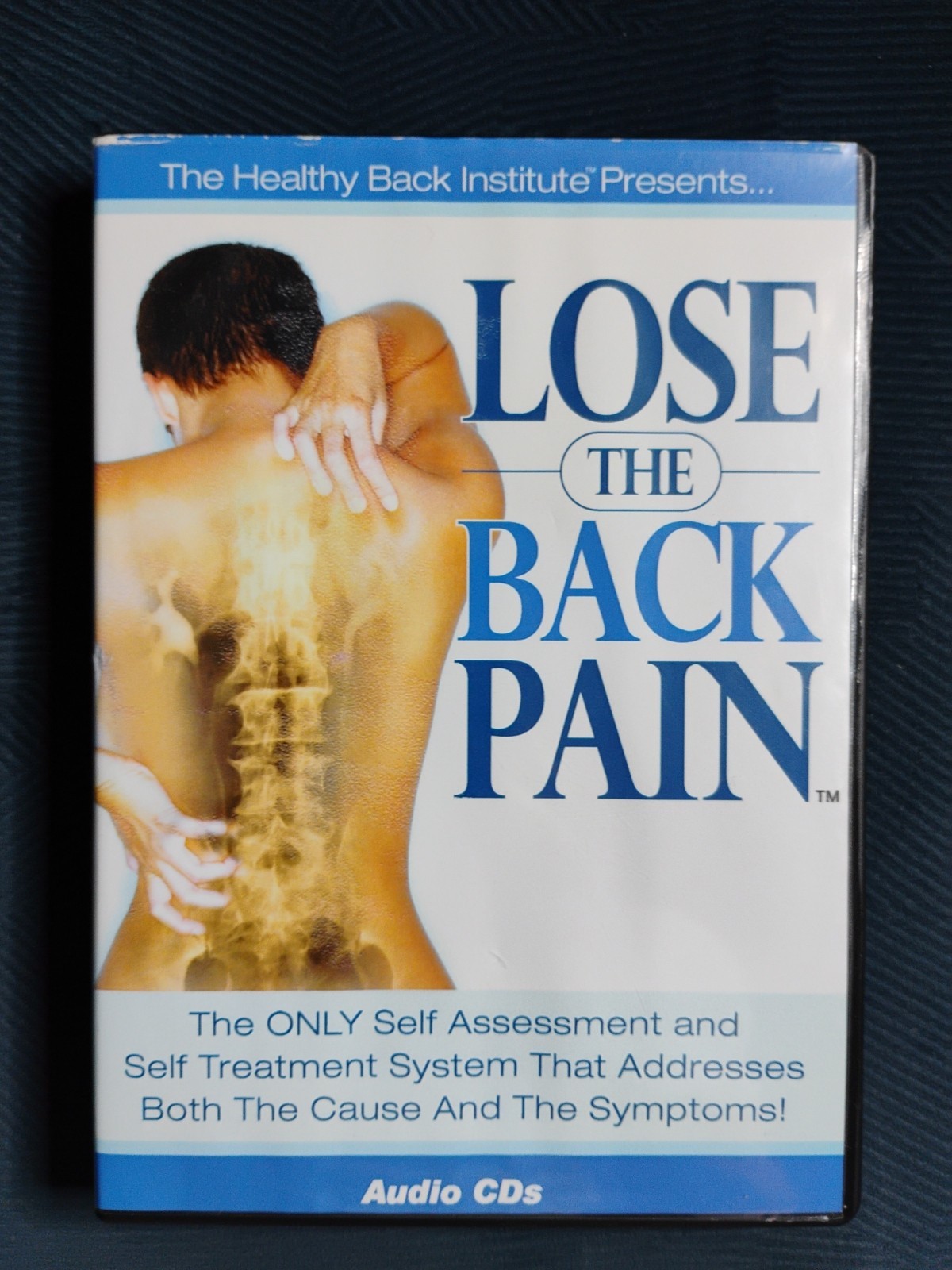LOSE THE BACK PAIN — CD Audiobook 3-Disc Boxed Set — HTF!