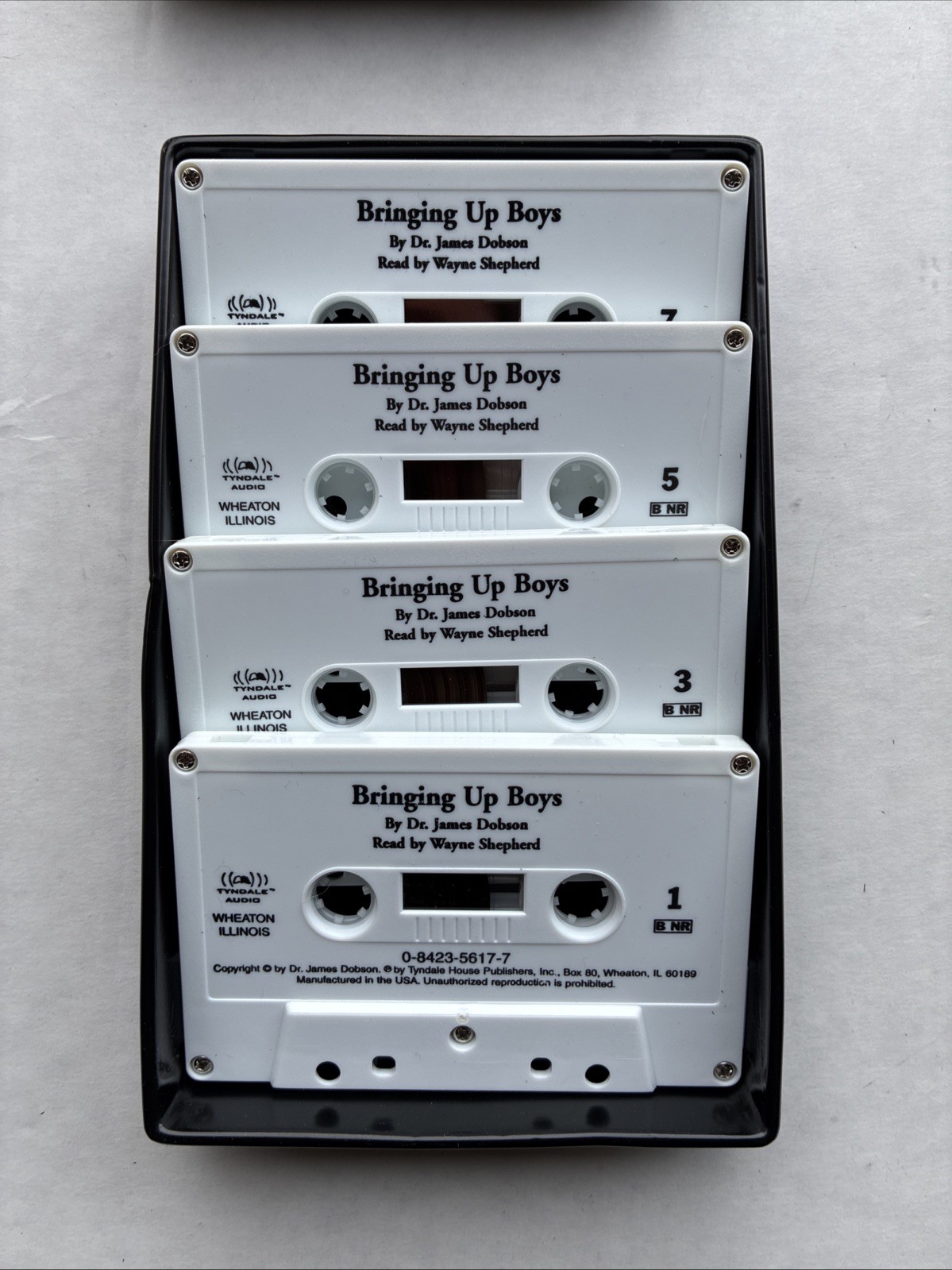 Bringing up Boys Practical Advice and Encouragement 4 Cassettes 2001 Dr. Dobson