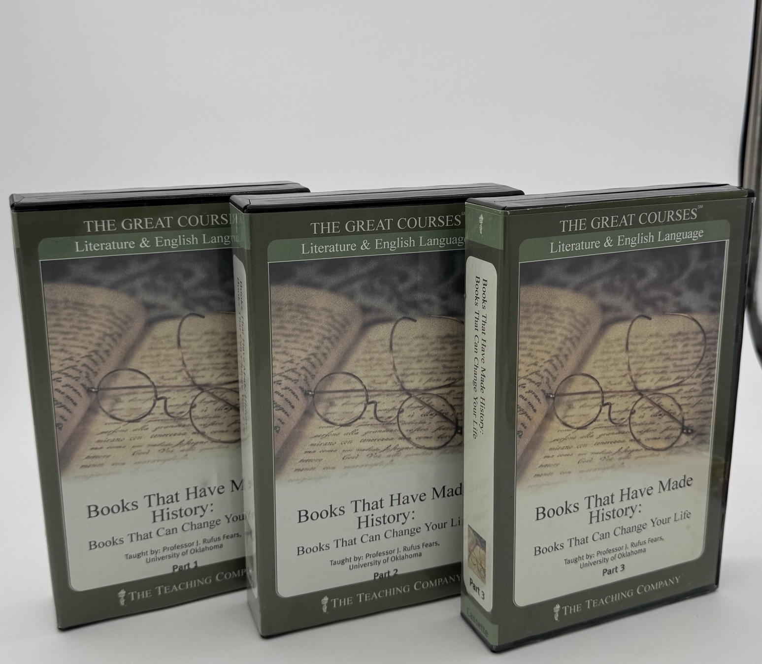 Great Courses Books Made History Complete Cassette Set J Rufus Fears & Guidebook