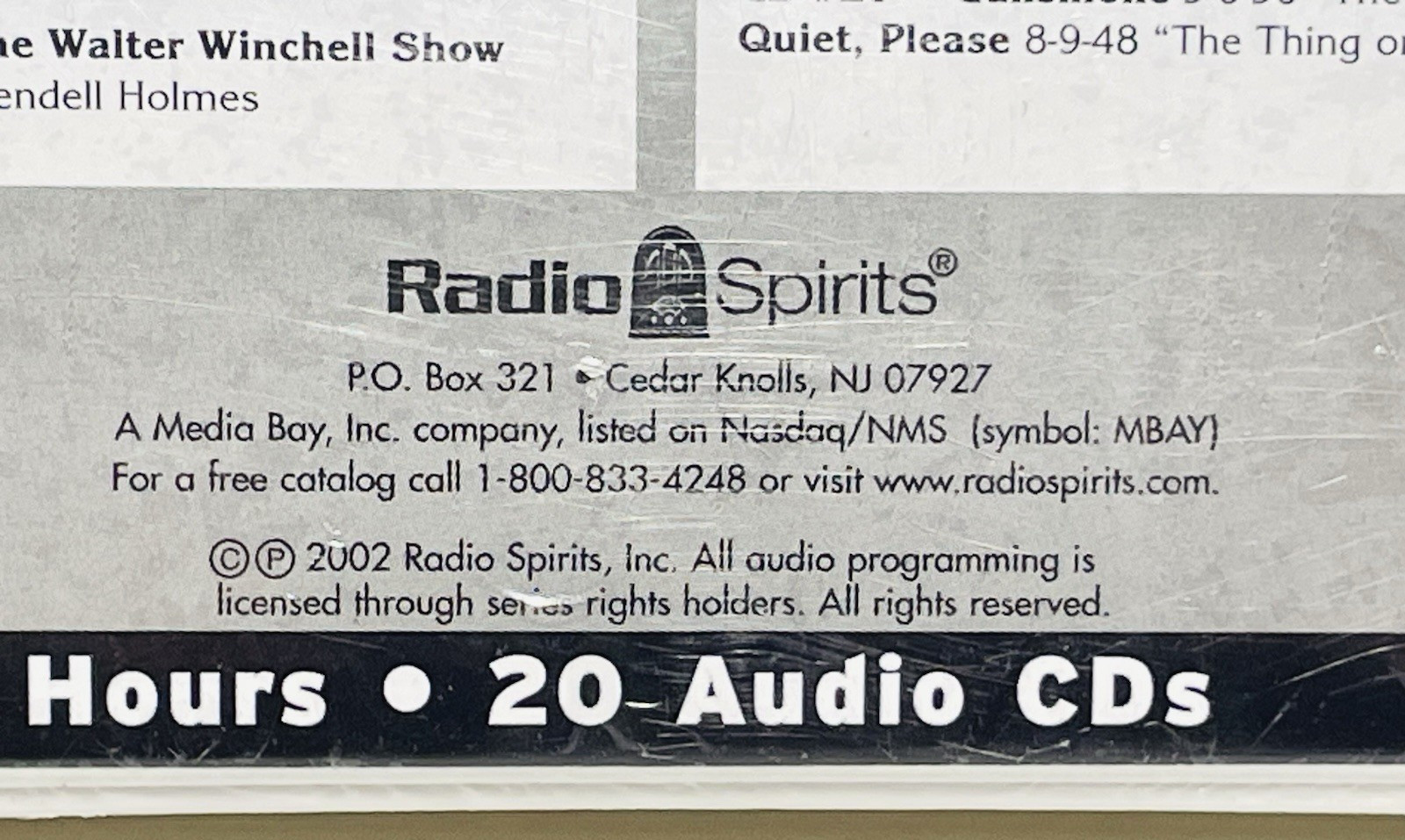The Greatest Old-Time Radio Shows of the 20th Century VTG 20 CDs NOS Sealed.