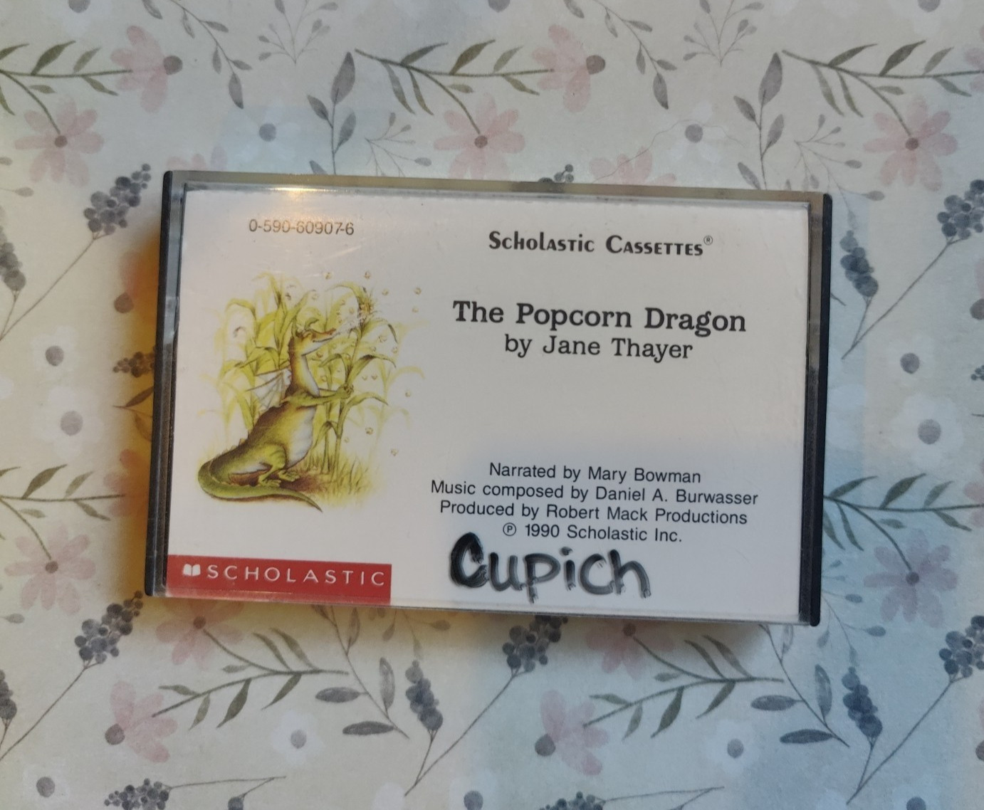 POPCORN DRAGON Jane Thayer cassette tape Scholastic 1990
