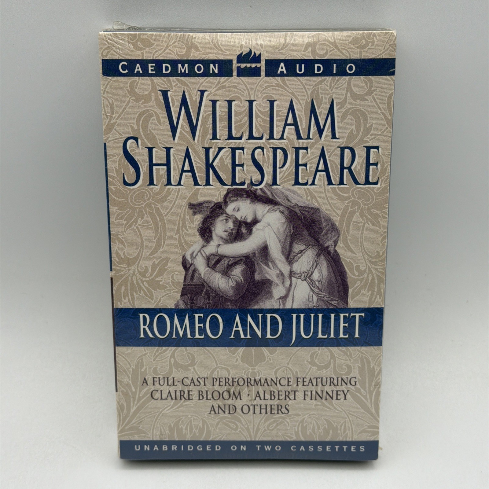Romeo & Juliet William Shakespeare 1995 Audiobook 2 Cassettes Caedmon SEALED NOS