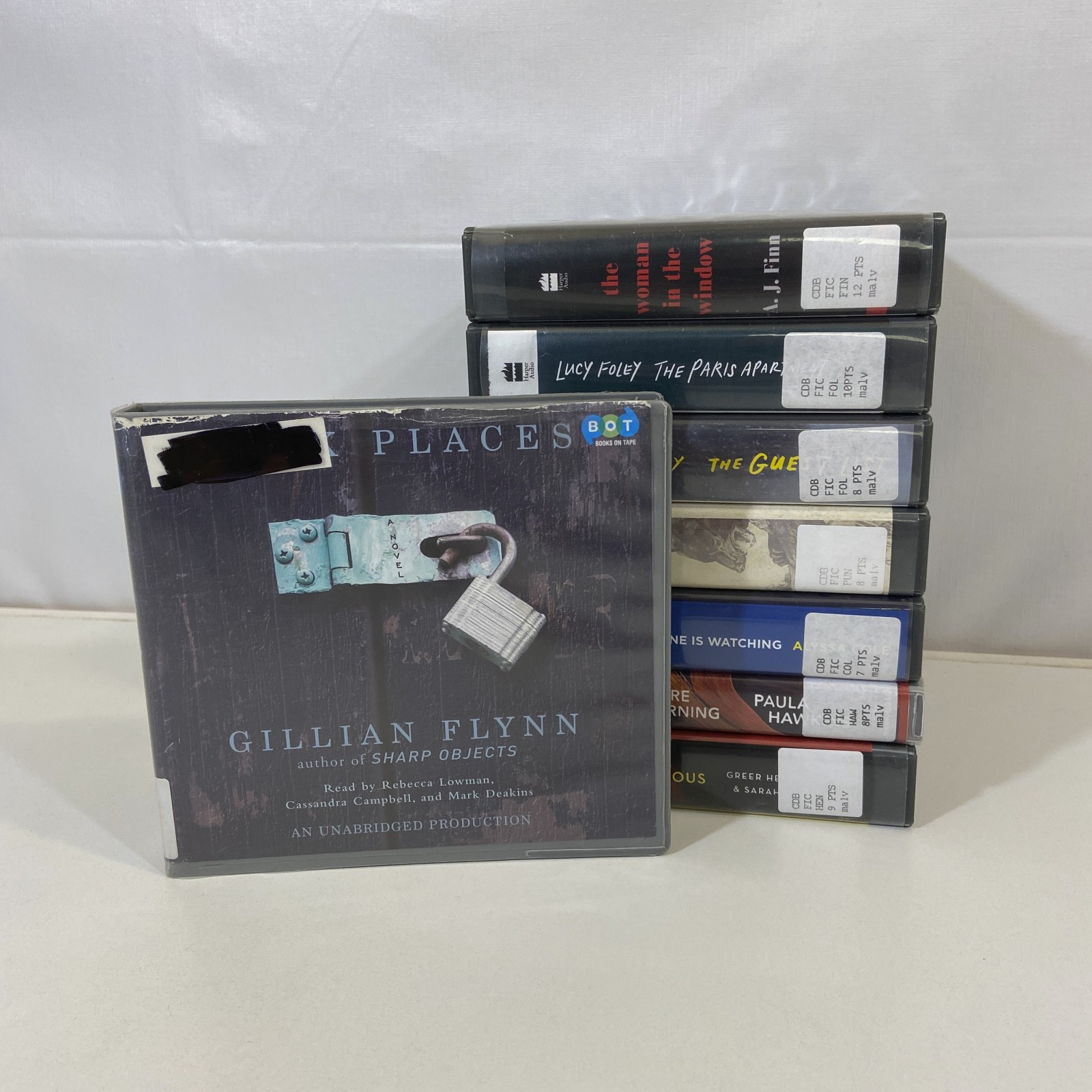 8 Ex-Library Various Mystery & Thriller CD Audio Books Lot Foley Cole Hawkins