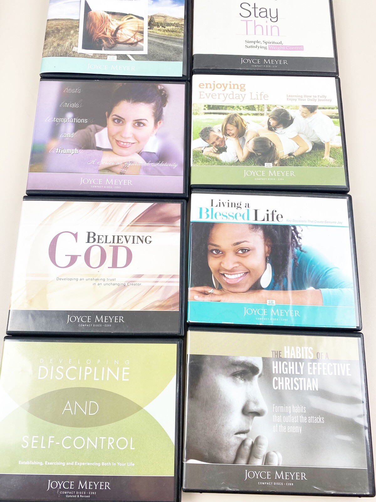 Joyce Meyer (Lot Of 13) CD Audiobooks Christian Speaker Healthy Living God EUC