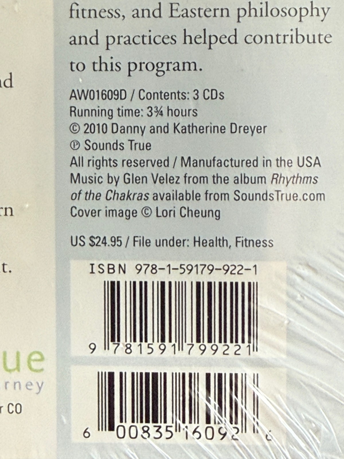 CHI Walking Audio book 3 CDs Set by Danny Dreyer Brand New Sealed