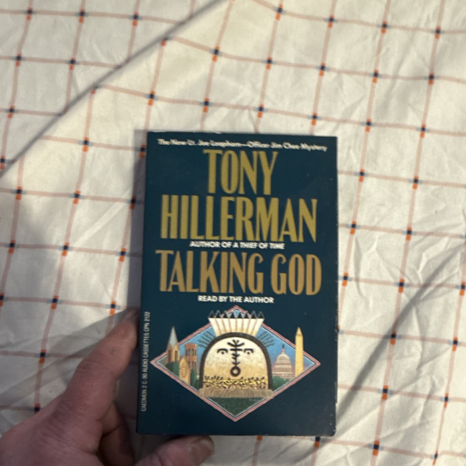 Caedmon Talking God Tony Hillerman Cassette Audiobook Box Set Read by Author