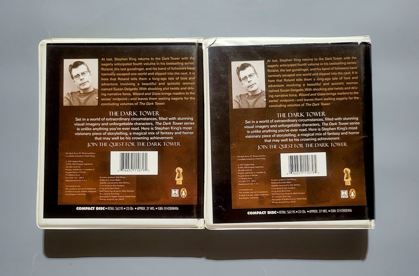 Wizard and Glass (The Dark Tower) — Stephen King — 23 disc Audio Book — Good
