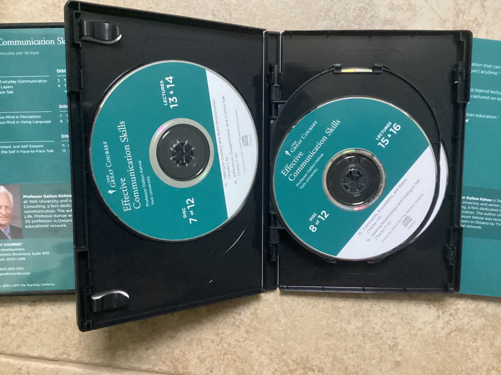 Great Courses EFFECTIVE COMMUNICATION SKILLS New! 12 CDs & Guidebook