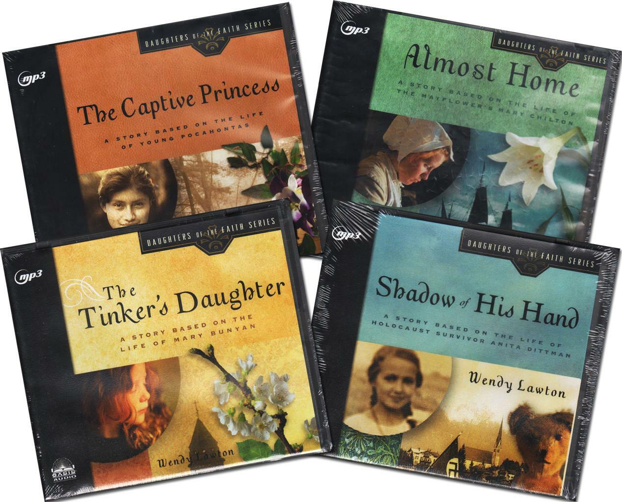 New DAUGHTERS OF THE FAITH 4 MP3 CDs Audiobooks #1-4 Wendy Lawton Oasis Audio