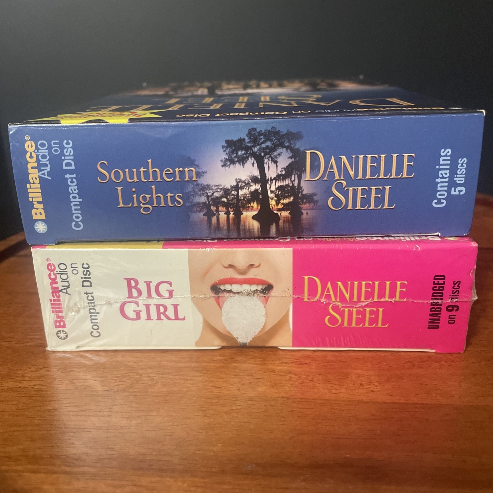 Danielle Steel Audio Books CD Lot Of 2 Big Girl (New/Sealed) Southern Lights EUC